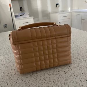Mint condition Burberry quilted satchel and jacket